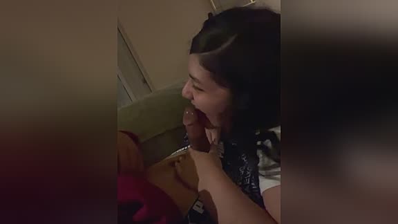 Busty girl fucked him raw