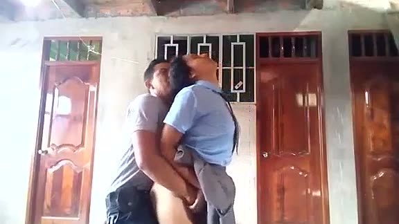 Cheating wife fucking the security man 💦