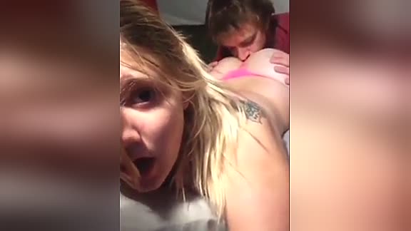Blonde sluts ass gets licked 💦