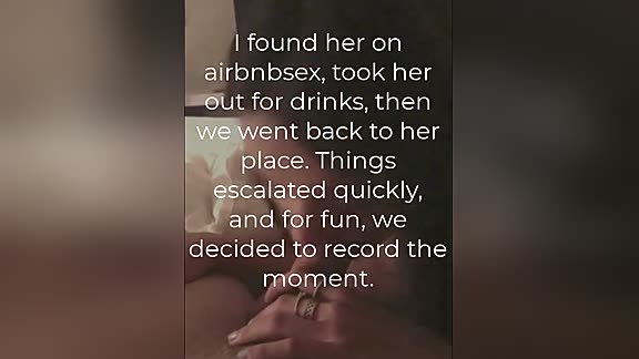 Hot brunette gives a blowjob 💦